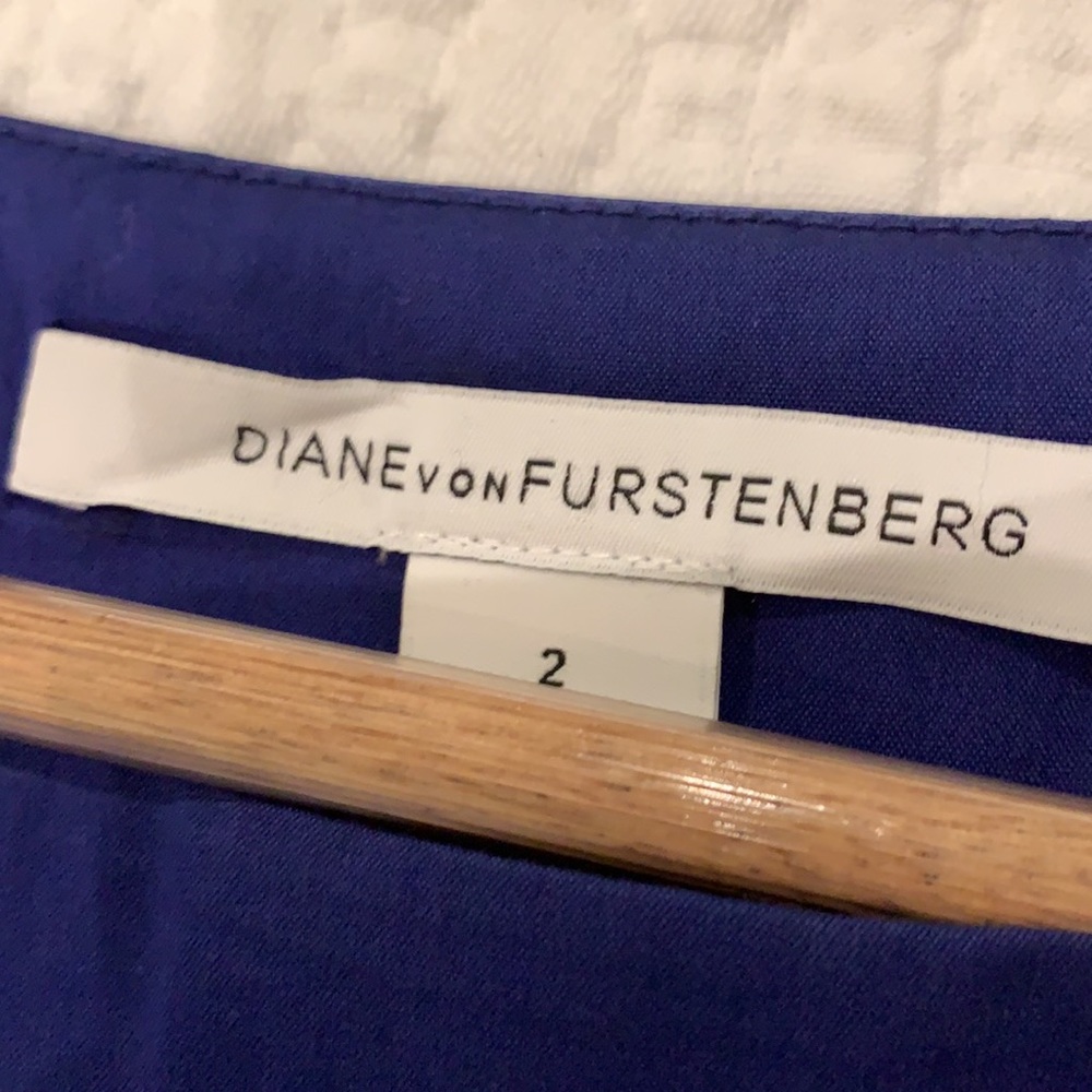 Blue Diane von Furstenberg Ruched dress - Picture 2 of 2